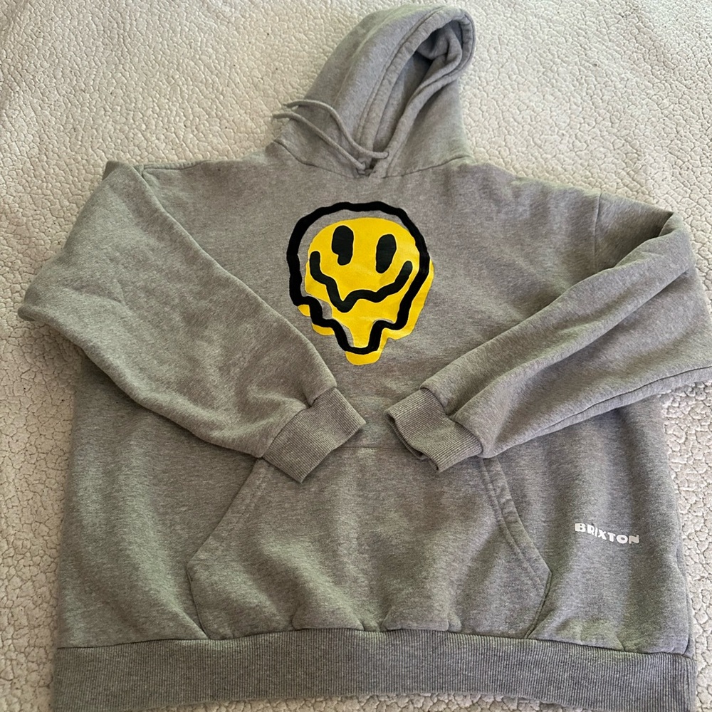Men’s Brixton smiley face hoodie